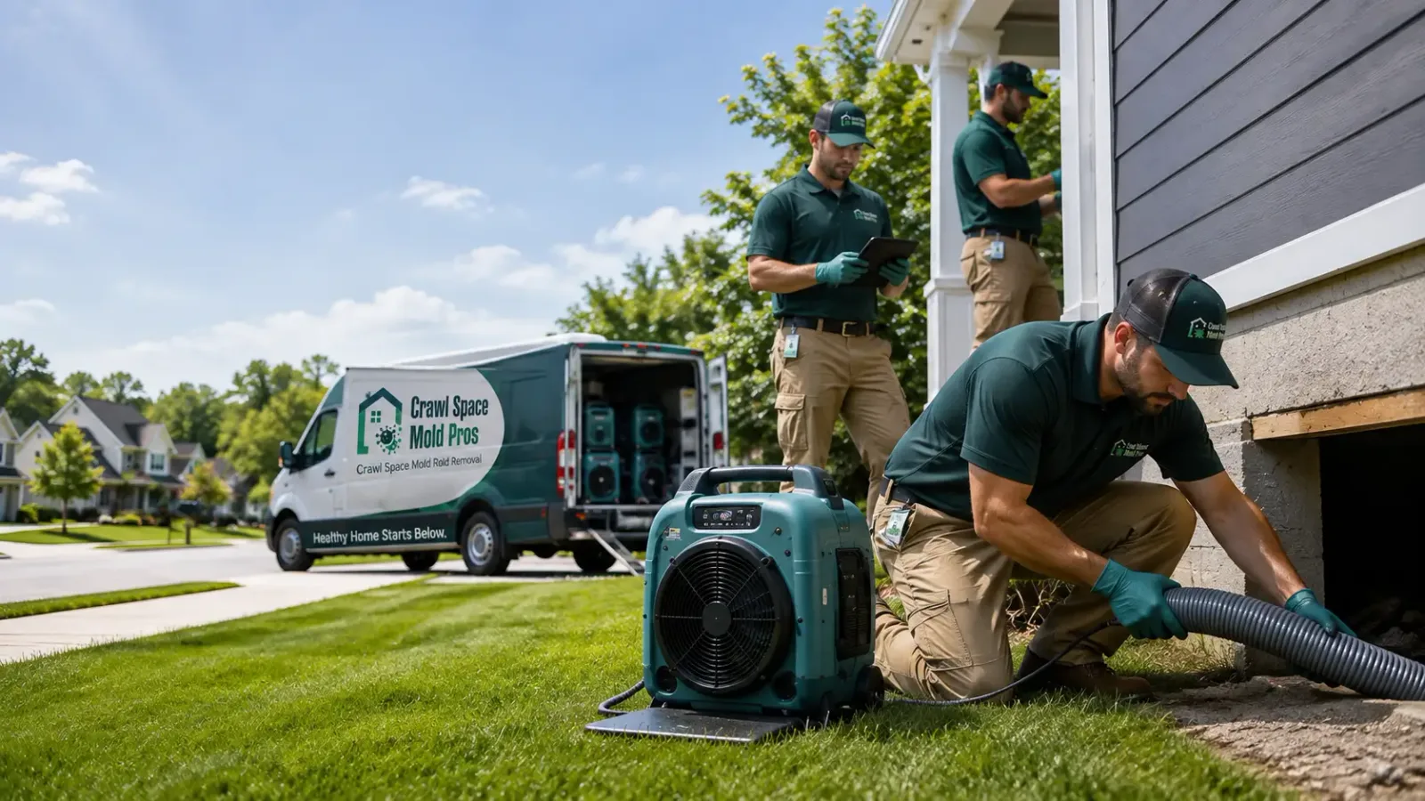 Crawl Space Mold Removal in Weymouth, MA